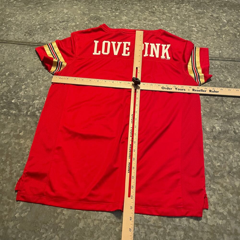 Pink Victoria's Secret San Francisco 49ers Niners 46 NFL Jersey Shirt Medium - Picture 8 of 10